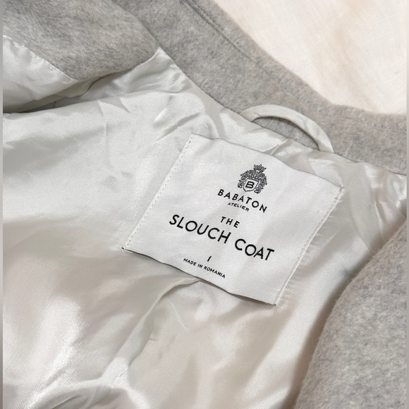 Sold Aritzia the slouch coat heather white (Item no: 91838) size 1 - Picture 3 of 3